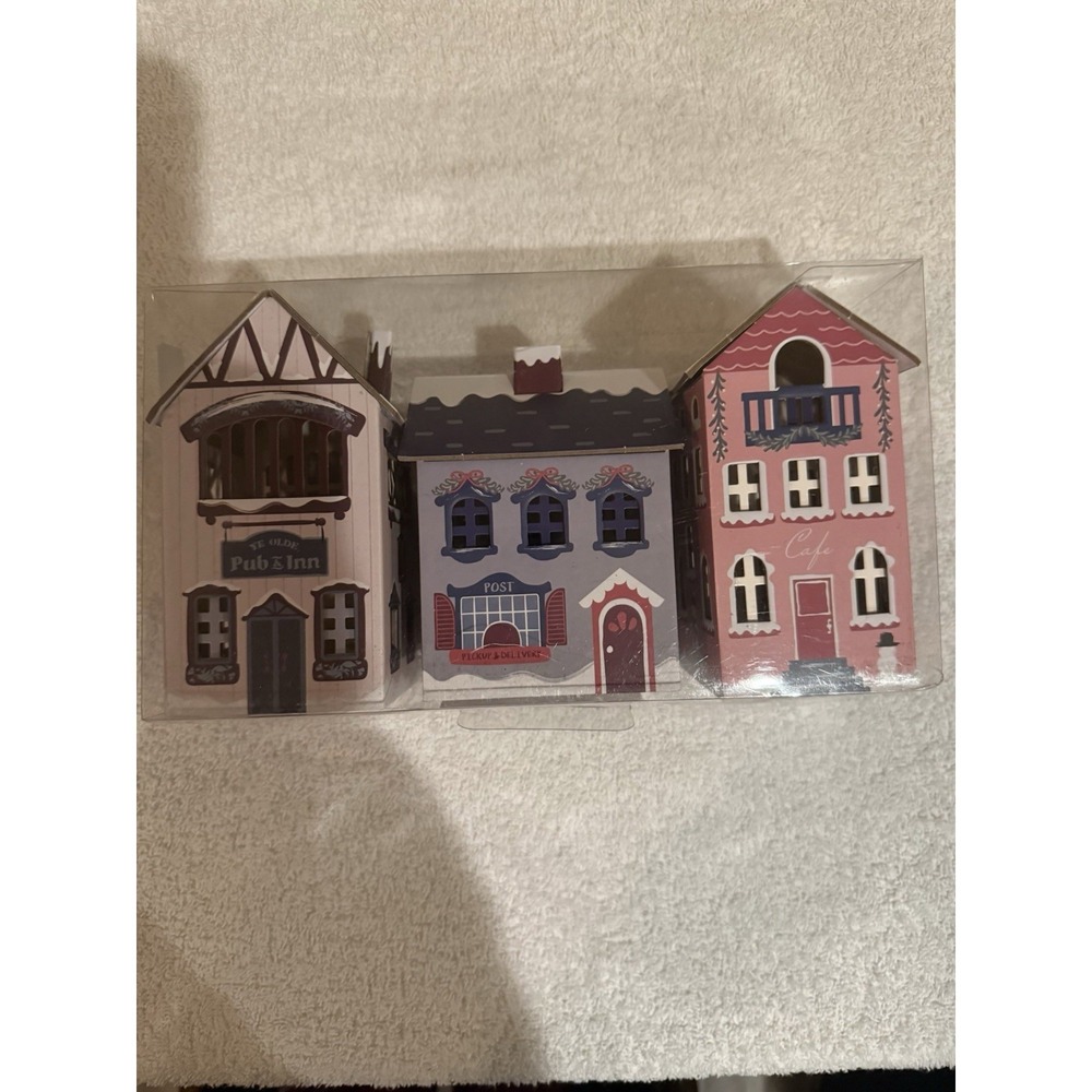 2022 Bullseye Playground Christmas Village Houses